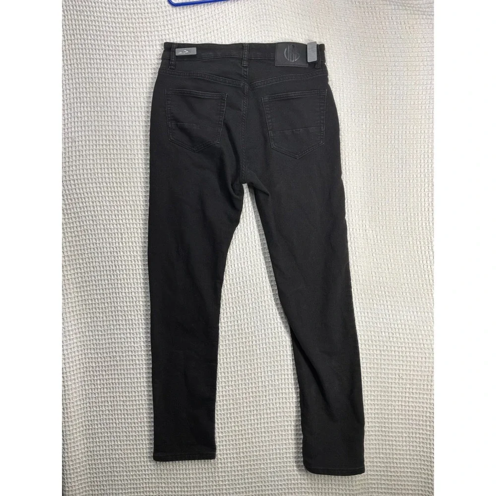 Grunge Mens Vintage Genes Black Slim Fit Jeans 30x30 Black